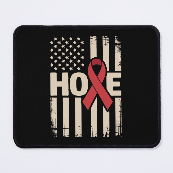 Item preview, Hope Aids Flag Red Ribbon World Aids Day Hiv Aids Awareness designed and sold by SIGORDESIGN.