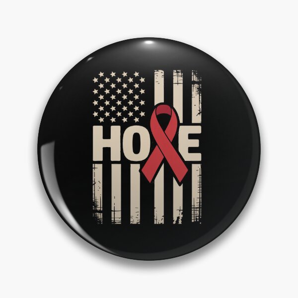 Item preview, Hope Aids Flag Red Ribbon World Aids Day Hiv Aids Awareness designed and sold by SIGORDESIGN.