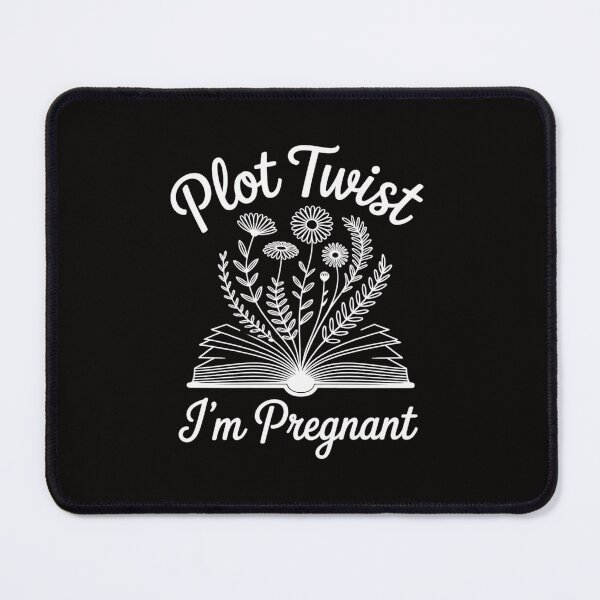 Item preview, Plot Twist I'm Pregnant Literary Pregnancy Announcement Book designed and sold by portcrysral.