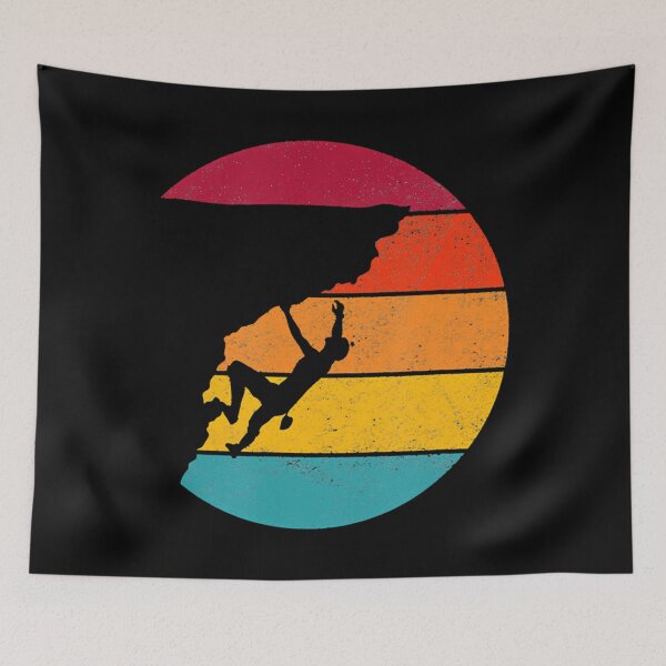Item preview, Retro Free Solo Climb Climber Bouldering Mountaineering designed and sold by DollieMichele.