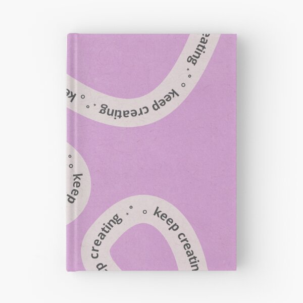 Item preview, Keep Creating — Wavy Motivational Text Design (Pink Lavender) designed and sold by emma.designs.