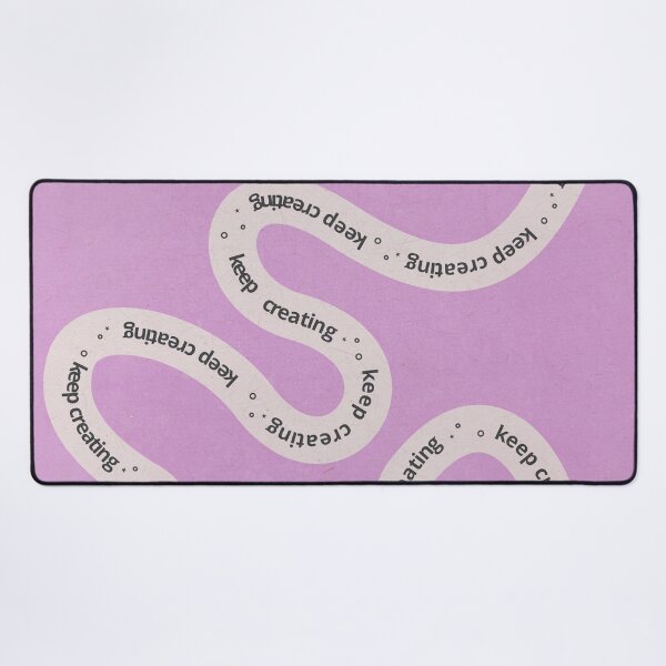 Item preview, Keep Creating — Wavy Motivational Text Design (Pink Lavender) designed and sold by emma.designs.