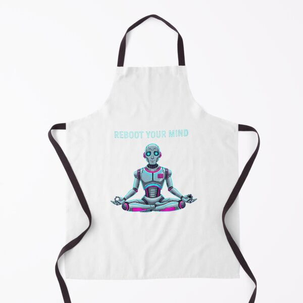 Item preview, Reboot Your Mind Yoga Robot Sci-Fi Mindfulness designed and sold by chattsuede.