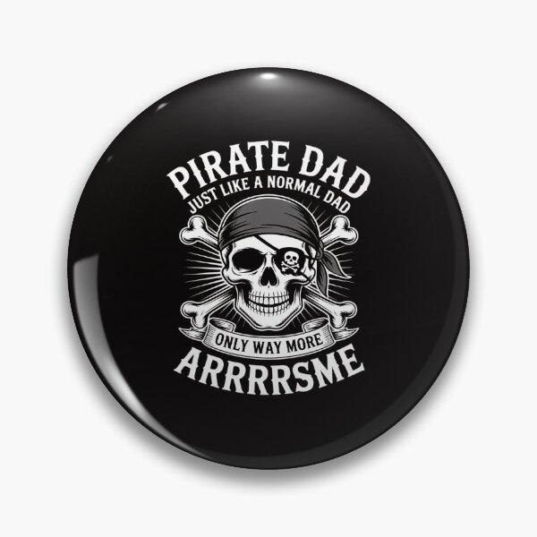 Item preview, Pirate Dad Jolly Roger Freebooter Fathers Day designed and sold by portcrysral.