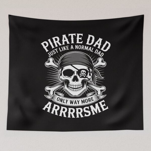 Item preview, Pirate Dad Jolly Roger Freebooter Fathers Day designed and sold by portcrysral.