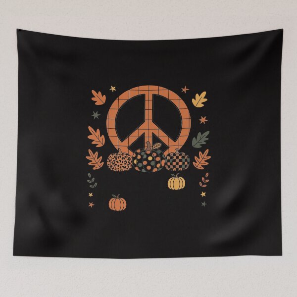 Item preview, Peace Love Fall Pumpkin Autum Happy Fall Thanksgiving designed and sold by portcrysral.