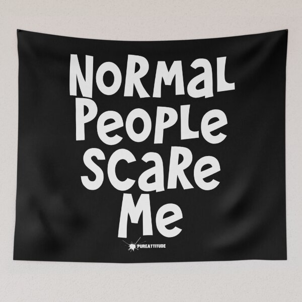 Item preview, Normal People Scare Me designed and sold by Styled Vintage.