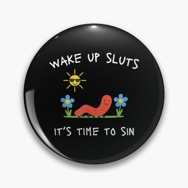 Item preview, Wake Up It's Time to Sin - Funny Animal Meme designed and sold by Theass1228.