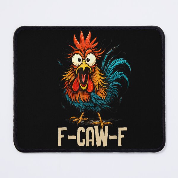 Item preview, Funny Rooster Screaming Out Loud, Just Say F-Caw-F designed and sold by DienesAngele.