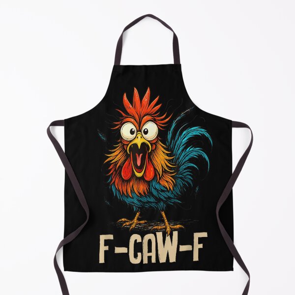 Item preview, Funny Rooster Screaming Out Loud, Just Say F-Caw-F designed and sold by DienesAngele.