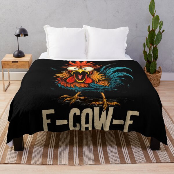 Item preview, Funny Rooster Screaming Out Loud, Just Say F-Caw-F designed and sold by DienesAngele.