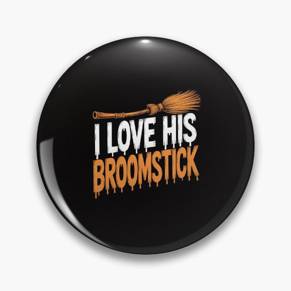 Item preview, Matching Broomstick Pumpkins Halloween Couple designed and sold by portcrysral.