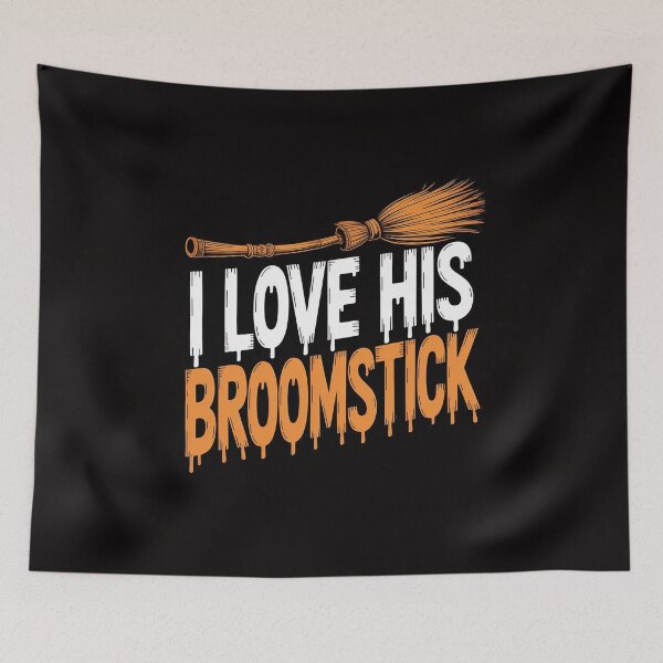 Item preview, Matching Broomstick Pumpkins Halloween Couple designed and sold by portcrysral.