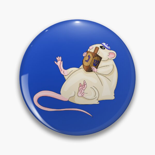 Item preview, Jewish Chanukah Rat designed and sold by Cozy Little Doodles by Hosha’na.