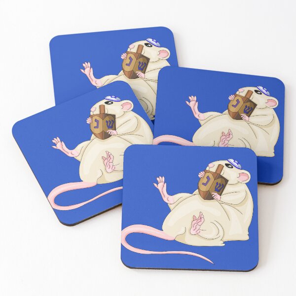 Item preview, Jewish Chanukah Rat designed and sold by Cozy Little Doodles by Hosha’na.