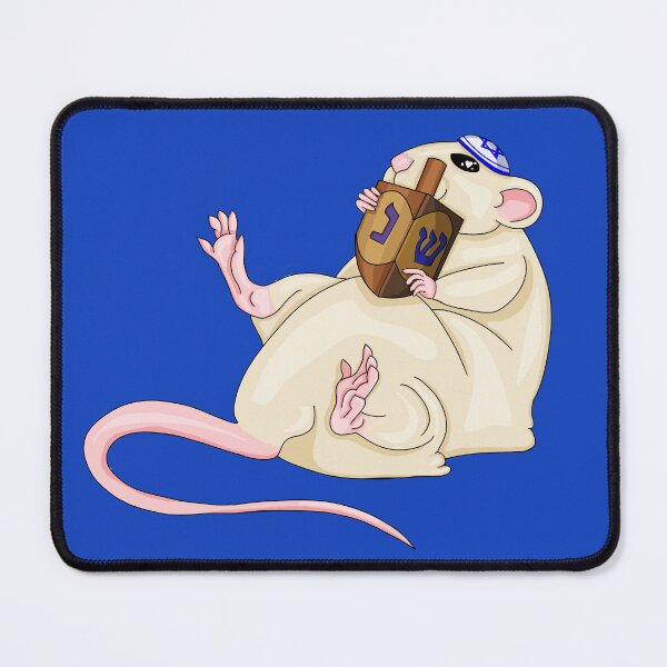 Item preview, Jewish Chanukah Rat designed and sold by Cozy Little Doodles by Hosha’na.