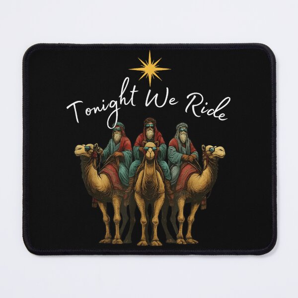Item preview, Tonight We Ride: Three Wise Men on Camels with Cool Sunglasses designed and sold by DienesAngele.