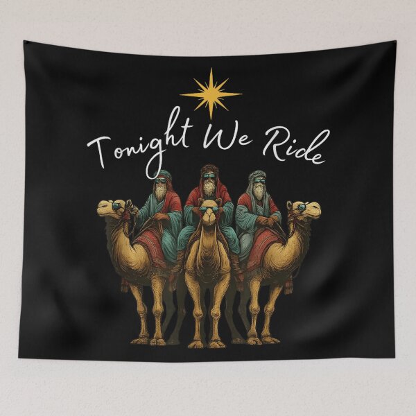 Item preview, Tonight We Ride: Three Wise Men on Camels with Cool Sunglasses designed and sold by DienesAngele.