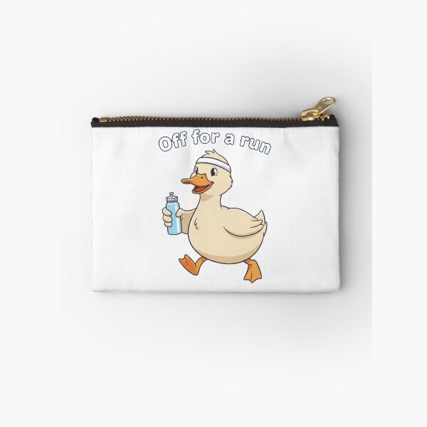 Item preview, Cute Cartoon Duck Off For A Run New Year Fitness designed and sold by chattsuede.