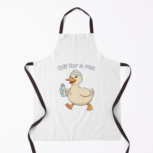 Item preview, Cute Cartoon Duck Off For A Run New Year Fitness designed and sold by chattsuede.