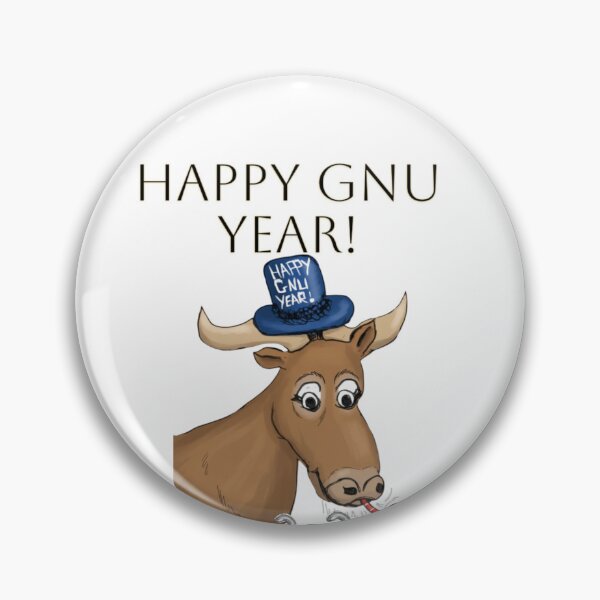Item preview, Happy Gnu Year 2026! designed and sold by DooDopper Designs.