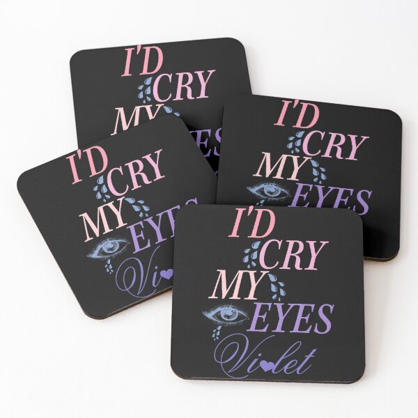 Item preview, Id Cry My Eyes Violet Emotional Floral Design designed and sold by BarbaraLillie.