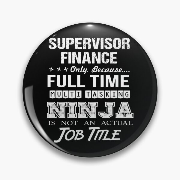 Item preview, Supervisor Finance designed and sold by aqnkkalw83.