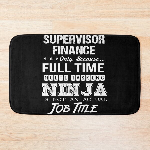 Item preview, Supervisor Finance designed and sold by aqnkkalw83.