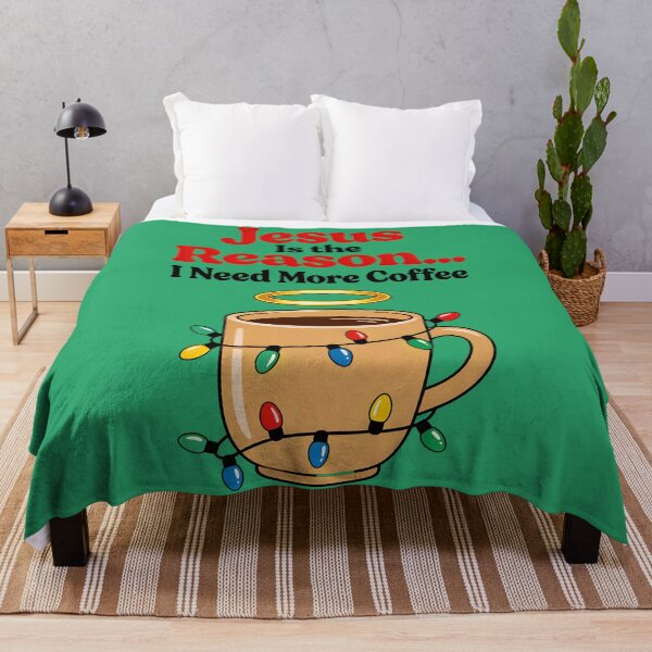 Item preview, christmas christian Jesus Is the Reason… I Need More Coffee designed and sold by Uglyandcute.
