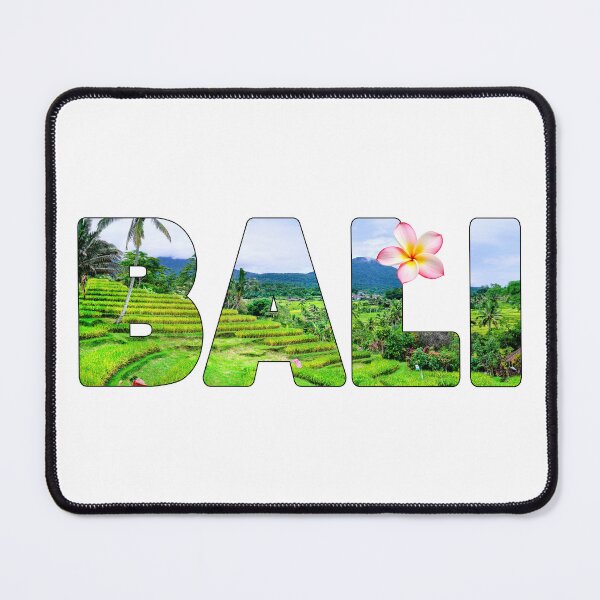 Item preview, BALI - Jatiluwih Rice Terrace with Mount Batukaru Palms designed and sold by Adam Gormley.
