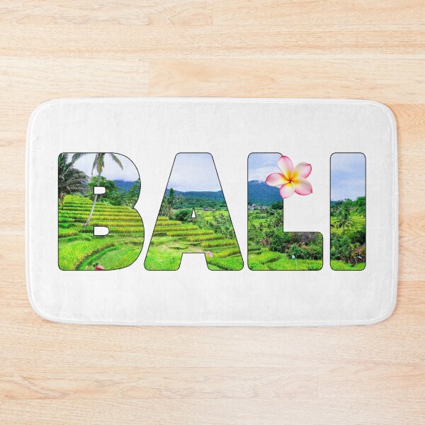 Item preview, BALI - Jatiluwih Rice Terrace with Mount Batukaru Palms designed and sold by Adam Gormley.