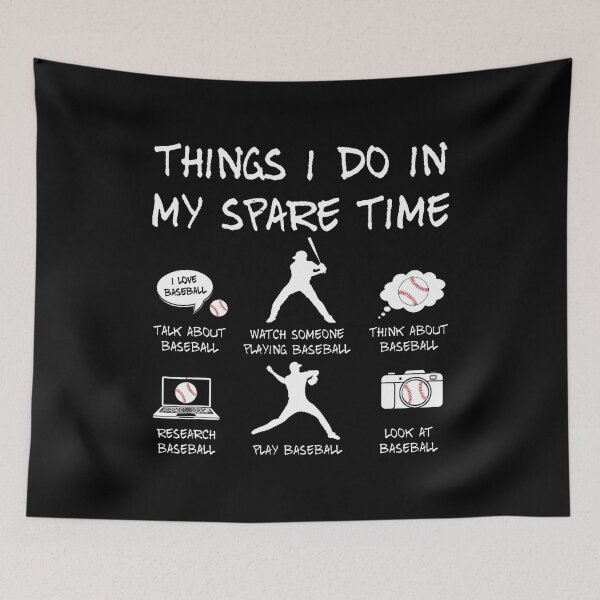 Item preview, Things I Do In My Spare Time Baseball Lover Sport Men Boys designed and sold by EileenDeana.