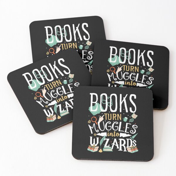 Item preview, Books Turn Muggles Into Wizards designed and sold by MargieLauren.