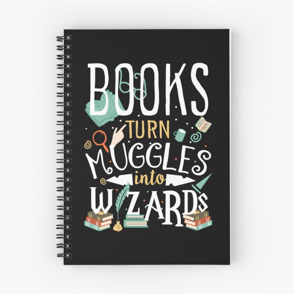 Item preview, Books Turn Muggles Into Wizards designed and sold by MargieLauren.