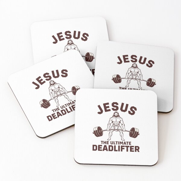 Item preview, Jesus The Ultimate Deadlifter Workout Motivation designed and sold by chattsuede.