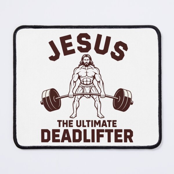 Item preview, Jesus The Ultimate Deadlifter Workout Motivation designed and sold by chattsuede.