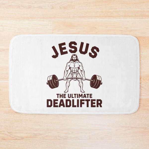 Item preview, Jesus The Ultimate Deadlifter Workout Motivation designed and sold by chattsuede.