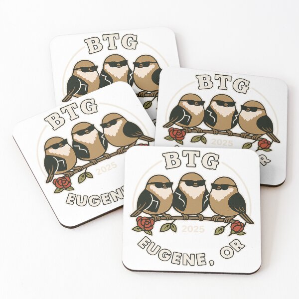 Item preview, Bush Tit Gang Retro Bird Emblem designed and sold by TeddVentures.