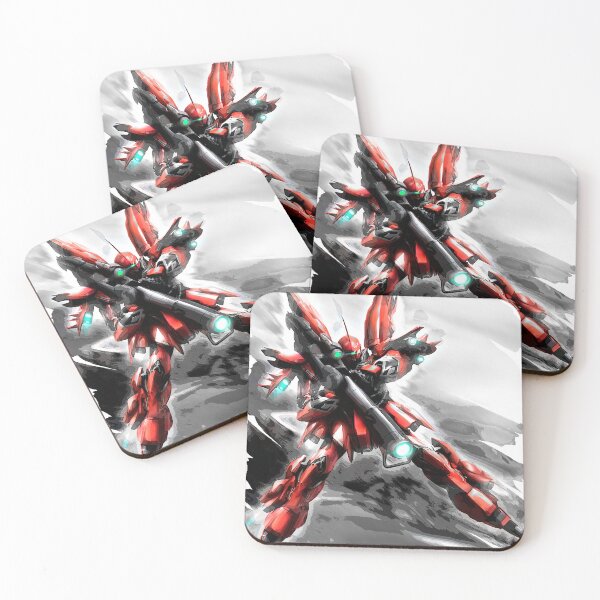 Item preview, black white red Digital art Sinanju gundam red comet full colour designed and sold by sabartgunpla.