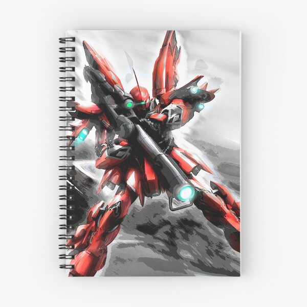 Artikelvorschau, Schwarz-Weiß-Rot Digitale Kunst Sinanju Gundam Roter Komet Vollfarbe entworfen und verkauft von sabartgunpla.