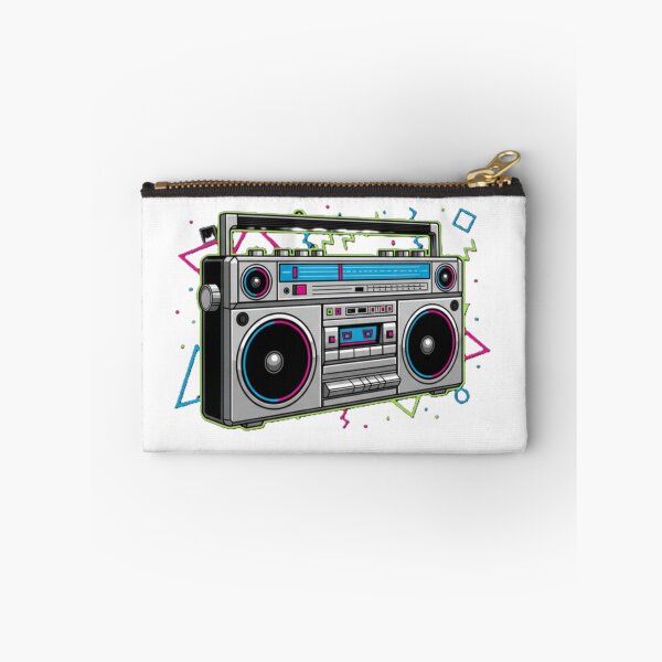Item preview, Retro 80s Boombox with Neon Memphis Style designed and sold by MartinxMarie.