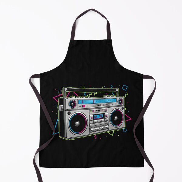 Item preview, Retro 80s Boombox with Neon Memphis Style designed and sold by MartinxMarie.