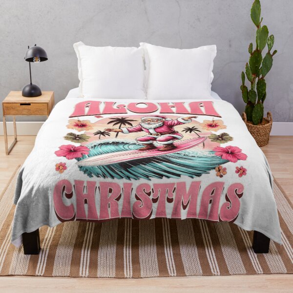 Item preview, Aloha Christmas: Surfing Santa Claus on a Tropical Holiday Wave designed and sold by DienesAngele.