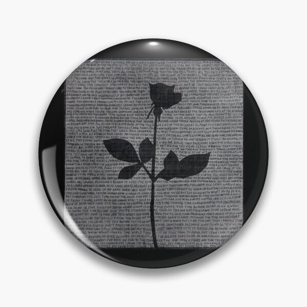 Item preview, Depeche Mode Minimal Rose – Typography Art Inspired Design designed and sold by markelhovardt.