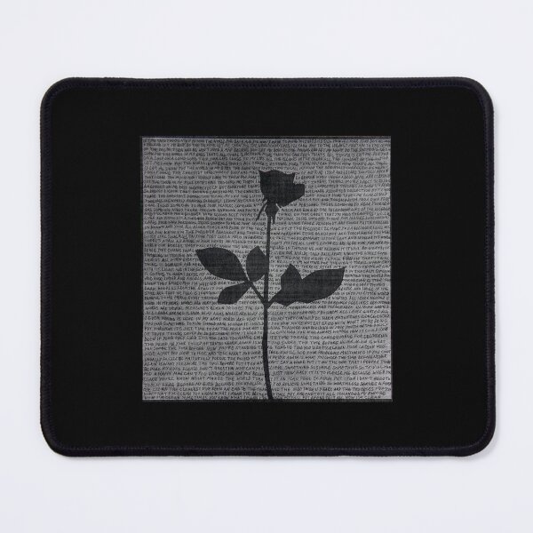 Item preview, Depeche Mode Minimal Rose – Typography Art Inspired Design designed and sold by markelhovardt.
