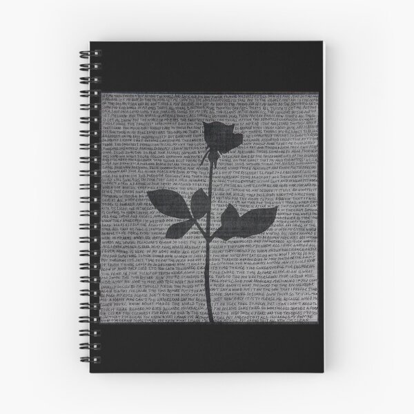 Item preview, Depeche Mode Minimal Rose – Typography Art Inspired Design designed and sold by markelhovardt.