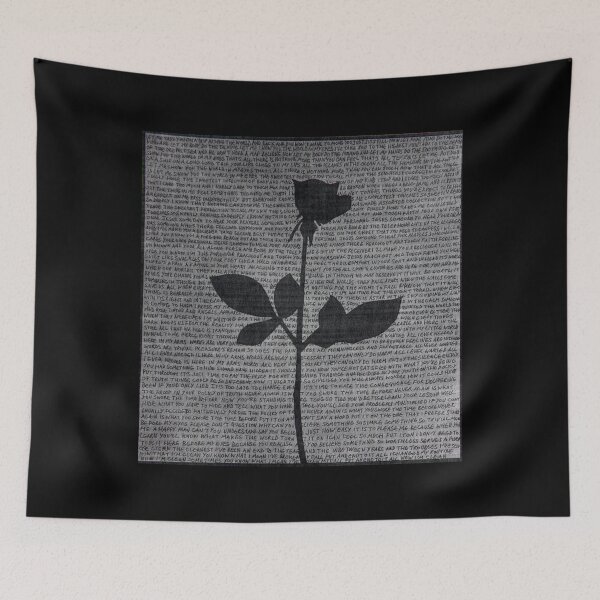 Item preview, Depeche Mode Minimal Rose – Typography Art Inspired Design designed and sold by markelhovardt.