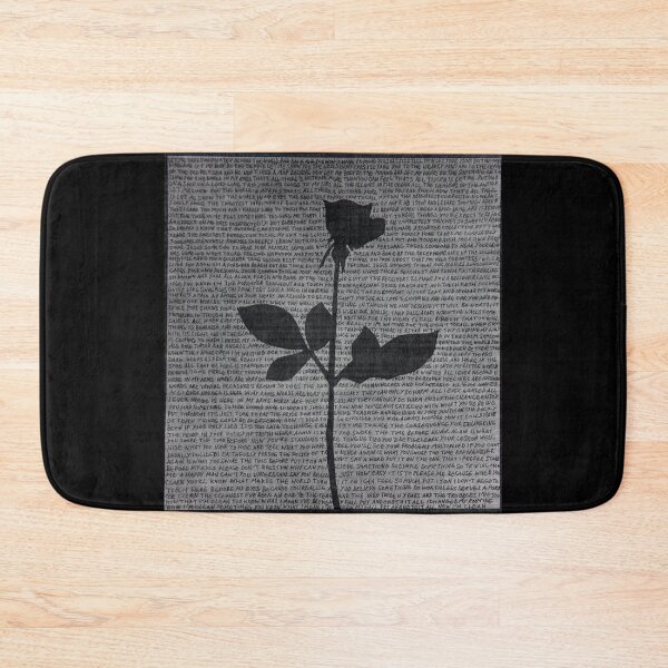 Item preview, Depeche Mode Minimal Rose – Typography Art Inspired Design designed and sold by markelhovardt.