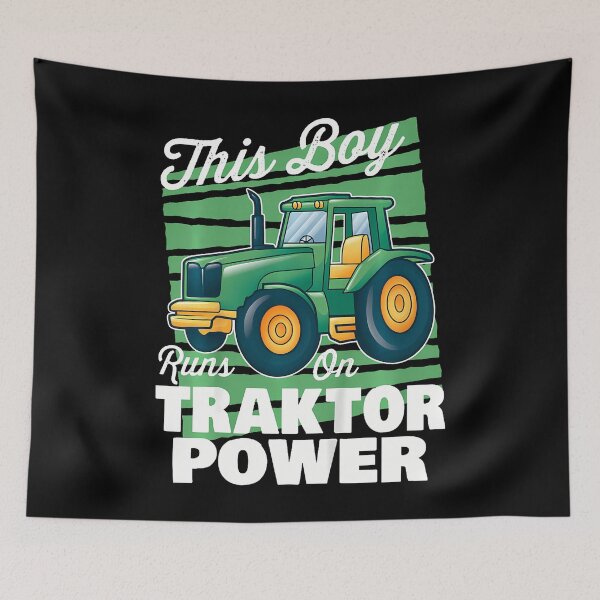 Item preview, Kids Tractor Shirt This Boy Runs On Tractor Power  Boys Tractor designed and sold by AlbertaDana.