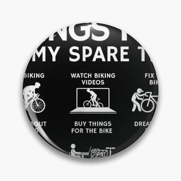 Item preview, My Spare Time is Completely Dedicated to the Joy of Biking designed and sold by DienesAngele.